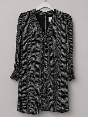 Kate Spade Herringbone Tie Neck Shift Dress